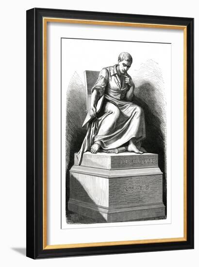 Giovanni Cassini Statue-E Thomas-Framed Art Print