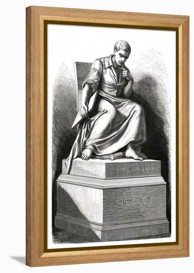 Giovanni Cassini Statue-E Thomas-Framed Stretched Canvas