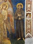 Madonna and Child Enthroned with Angels and St Francis of Assisi-Giovanni Cimabue-Giclee Print