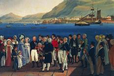 Arriving in Naples from Palermo, Crown Prince Francis of Bourbon, January 31, 1801-Giovanni Cobianchi-Giclee Print