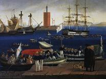 Ships Moored in the Port of Palermo, Detail-Giovanni Cobianchi-Giclee Print