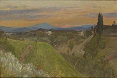 View of Monte Amiata, Tuscany, C.1880-Giovanni Costa-Giclee Print