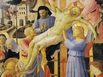 St Dominic Adoring Crucifix-Giovanni Da Fiesole-Framed Giclee Print