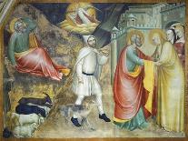 Annunciation of Angel and Meeting with St Anne-Giovanni Da Milano-Giclee Print