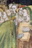 Medieval City, Detail from Presentation of Mary in Temple-Giovanni Da Milano-Giclee Print
