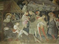 Nativity Scene from the 'Journey of the Magi Cycle', Bolognini Chapel, C.1420-Giovanni Da Modena-Framed Giclee Print
