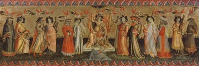 The Seven Liberal Arts, with Ptolemy, Cicero, Aristotle, Euclid, Pythagoras and Tubalcain, C. 1435-Giovanni dal Ponte-Premier Image Canvas