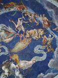 Scene of the Zodiac Including a Galleon, Detail from the Vault of the "Sala Del Mappamondo"-Giovanni De' Vecchi-Framed Giclee Print