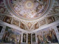 Hall of Angels, with Ceiling Frescoes-Giovanni De Vecchi-Framed Giclee Print