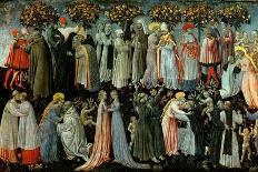 The Last Judgement, Detail of the Predella Panel Depicting Paradise, 1460-65-Giovanni di Paolo-Giclee Print
