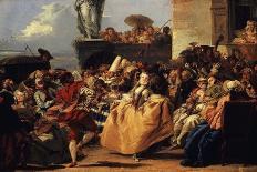 Carnival Scene, or the Minuet-Giovanni Domenico Tiepolo-Giclee Print