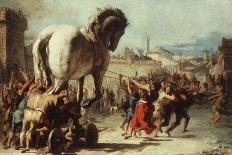 Trojan Horse-Giovanni Domenico Tiepolo-Giclee Print