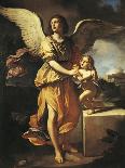The Guardian Angel, 1641-Giovanni Francesco Barbieri-Framed Premier Image Canvas