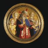 God the Father with Four Angels and the Dove of the Holy Spirit, Ca 1460-Giovanni Francesco da Rimini-Premier Image Canvas