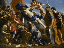 Vénus versant le dictame sur la blessure d'Enée-Giovanni Francesco Romanelli-Framed Giclee Print