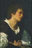 Autoportrait, dit autrefois portrait de Gaston de Foix-Giovanni Girolamo Savoldo-Framed Premier Image Canvas
