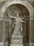 Statue of St. Longinus, at the Base of the Four Pillars Supporting the Dome, 1631-38-Giovanni Lorenzo Bernini-Giclee Print