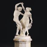 An Italian White Marble Group Entitled la Danza Di Zefiro E Flora, Rome circa 1867-Giovanni Maria Benzoni-Framed Giclee Print