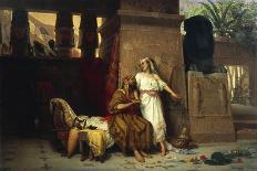 Abraham and Sarah at the Court of the Pharaohs, 1875-Giovanni Muzzioli-Giclee Print