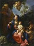 Rest on the Flight into Egypt (Oil on Copper)-Giovanni Odazzi-Framed Giclee Print
