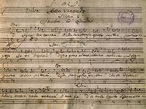 Autograph Music Score of the Second Act of the Opera the Chinese Idol, 1767-Giovanni Paisiello-Framed Giclee Print