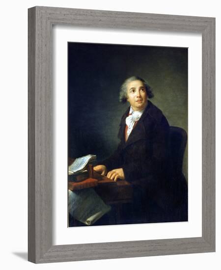 Giovanni Paisiello (Or Paesiello) (1740-1816), Italian Composer Painting by Marie Elisabeth Louise-Elisabeth Louise Vigee-LeBrun-Framed Giclee Print