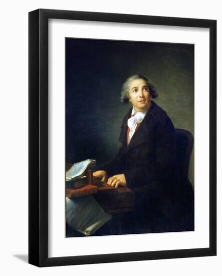 Giovanni Paisiello (Or Paesiello) (1740-1816), Italian Composer Painting by Marie Elisabeth Louise-Elisabeth Louise Vigee-LeBrun-Framed Giclee Print