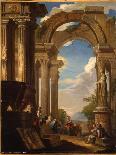 Classical Ruins-Giovanni Paolo Pannini-Framed Giclee Print