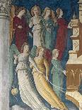 Figures of Ladies and of Angels, Detail of Fresco from 1475-Giovanni Pietro Da Cemmo-Giclee Print