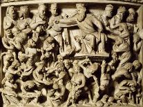 Crucifixion of Jesus, Scene from the Life of Christ, Panel on the Pulpit in the Cathedral of Pisa-Giovanni Pisano-Giclee Print