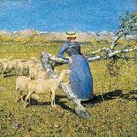 The Two Mothers, 1889 (Oil on Canvas)-Giovanni Segantini-Giclee Print