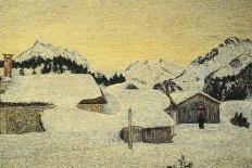 Chalets in Snow-Giovanni Segantini-Giclee Print