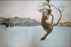 Chalets in Snow-Giovanni Segantini-Giclee Print