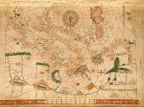 The French Coast, England, Scotland and Ireland, from a Nautical Atlas, 1520 (Detail)-Giovanni Xenodocus da Corfu-Giclee Print