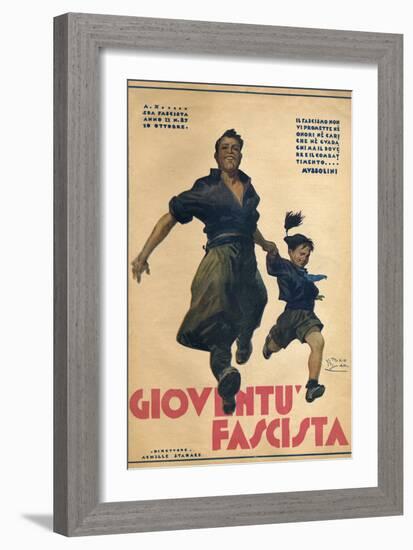 Gioventu Fascita Magazine-Vittorio Pisani-Framed Photographic Print