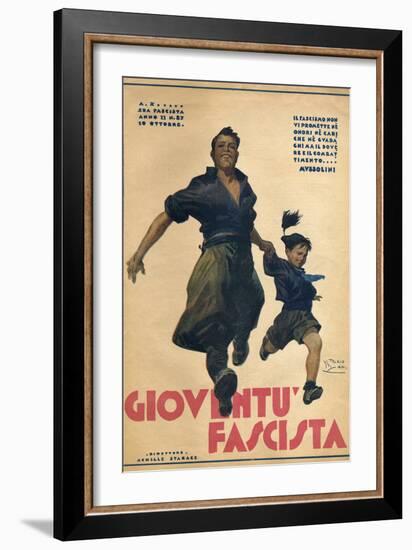 Gioventu Fascita Magazine-Vittorio Pisani-Framed Photographic Print