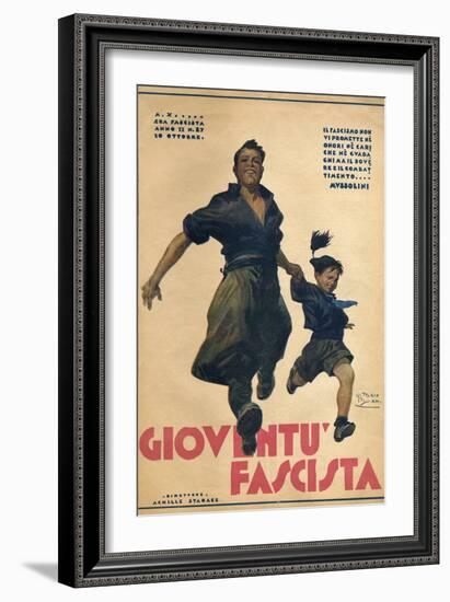 Gioventu Fascita Magazine-Vittorio Pisani-Framed Photographic Print