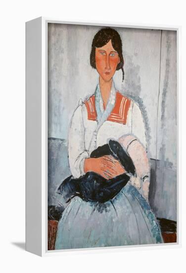 Gipsy Woman with Child, 1918-Amedeo Modigliani-Framed Giclee Print