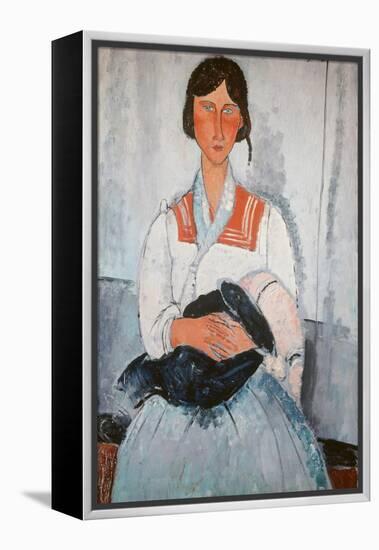 Gipsy Woman with Child, 1918-Amedeo Modigliani-Framed Premier Image Canvas