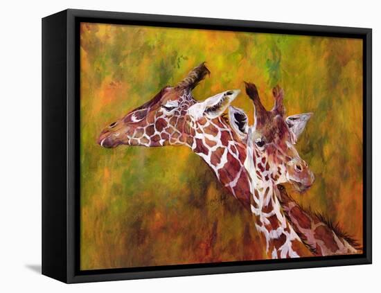 Giraffe, 1997-Odile Kidd-Framed Premier Image Canvas