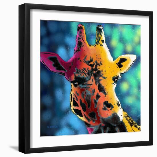 Giraffe 1-Marlene Watson-Framed Giclee Print