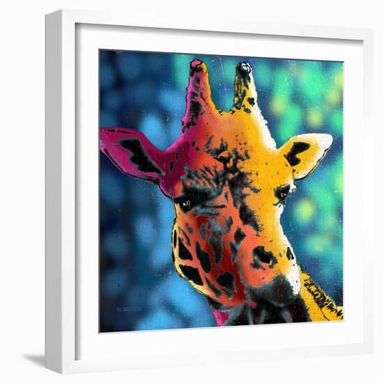 Giraffe 1-Marlene Watson-Framed Giclee Print