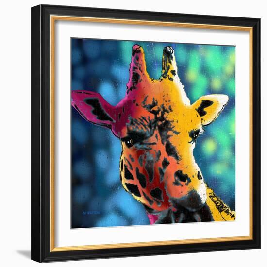 Giraffe 1-Marlene Watson-Framed Giclee Print