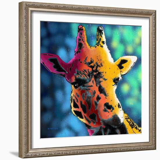 Giraffe 1-Marlene Watson-Framed Giclee Print