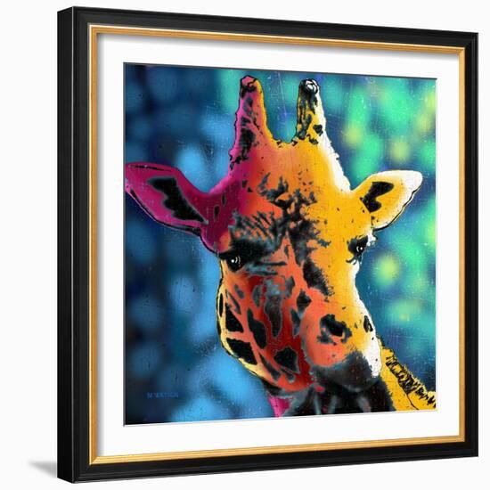 Giraffe 1-Marlene Watson-Framed Giclee Print