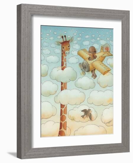 Giraffe, 2005-Kestutis Kasparavicius-Framed Giclee Print