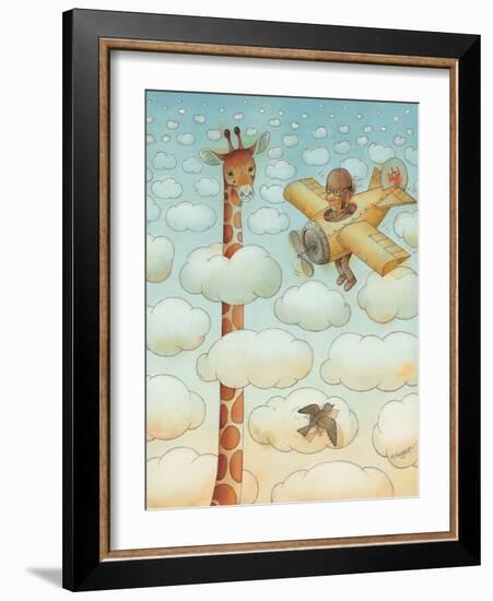 Giraffe, 2005-Kestutis Kasparavicius-Framed Giclee Print