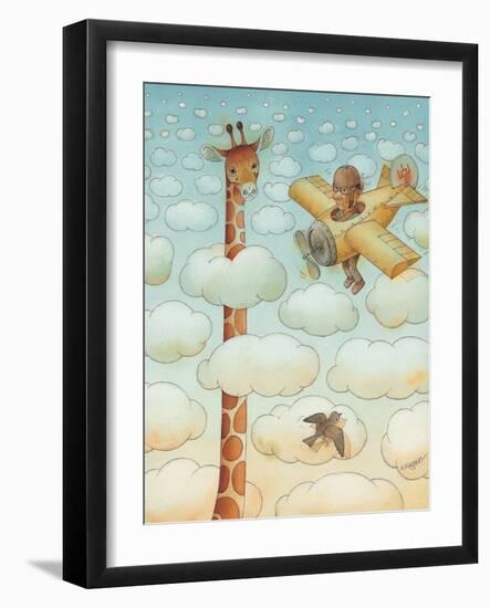 Giraffe, 2005-Kestutis Kasparavicius-Framed Giclee Print