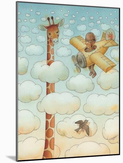 Giraffe, 2005-Kestutis Kasparavicius-Mounted Giclee Print