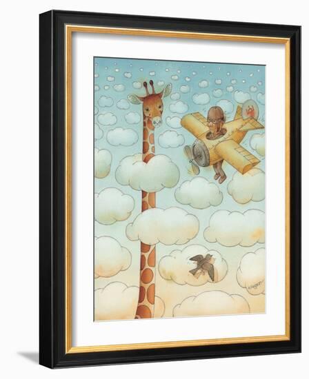 Giraffe, 2005-Kestutis Kasparavicius-Framed Giclee Print